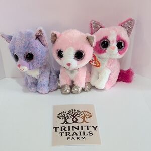 TY Beanie Boo Glitter Sparkles Trio